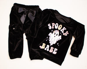 Spooky Babe Velvet Sweatshirt
