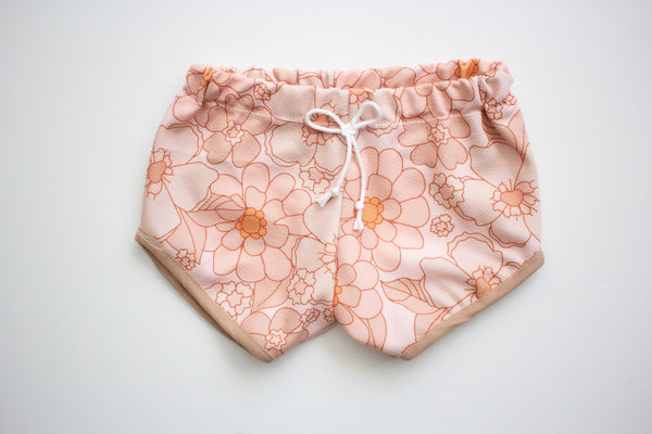 Floral Vibes Retro Shorts